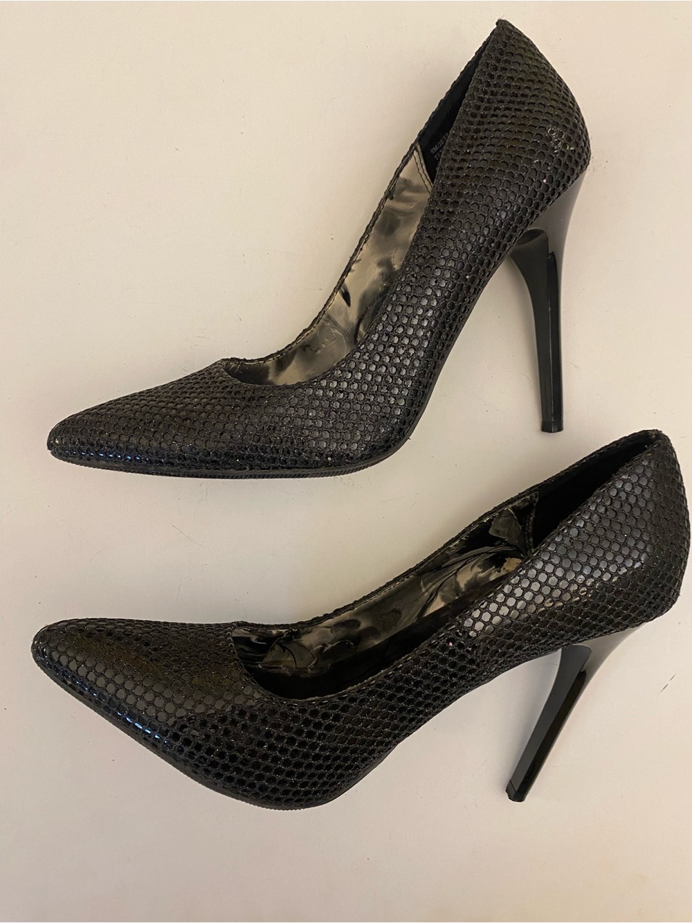 Baby Phat Black Pointed Toe High Heel Pumps